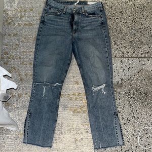Rag & Bone Nina high rise ankle flare jeans